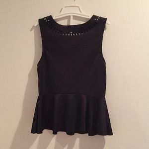 Forever 21 Tank top with triangle accent cut-outs